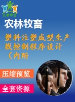 塑料注塑成型生產(chǎn)線控制程序設(shè)計(jì)（內(nèi)附cad圖）