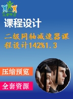 二級同軸減速器課程設(shè)計(jì)142%1.3%240%98